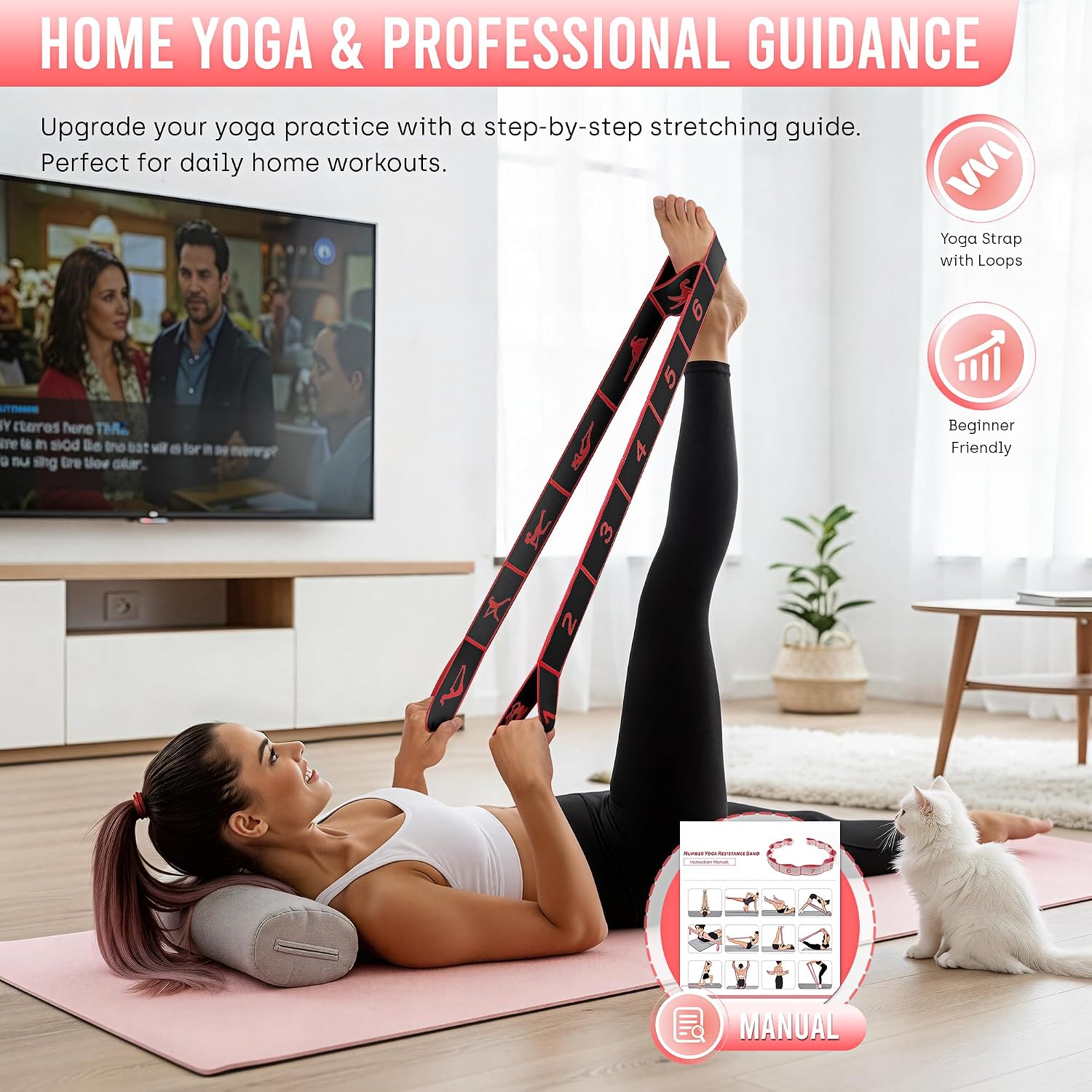 Detalle de GHCTFE Resistance Band, 12 Loops