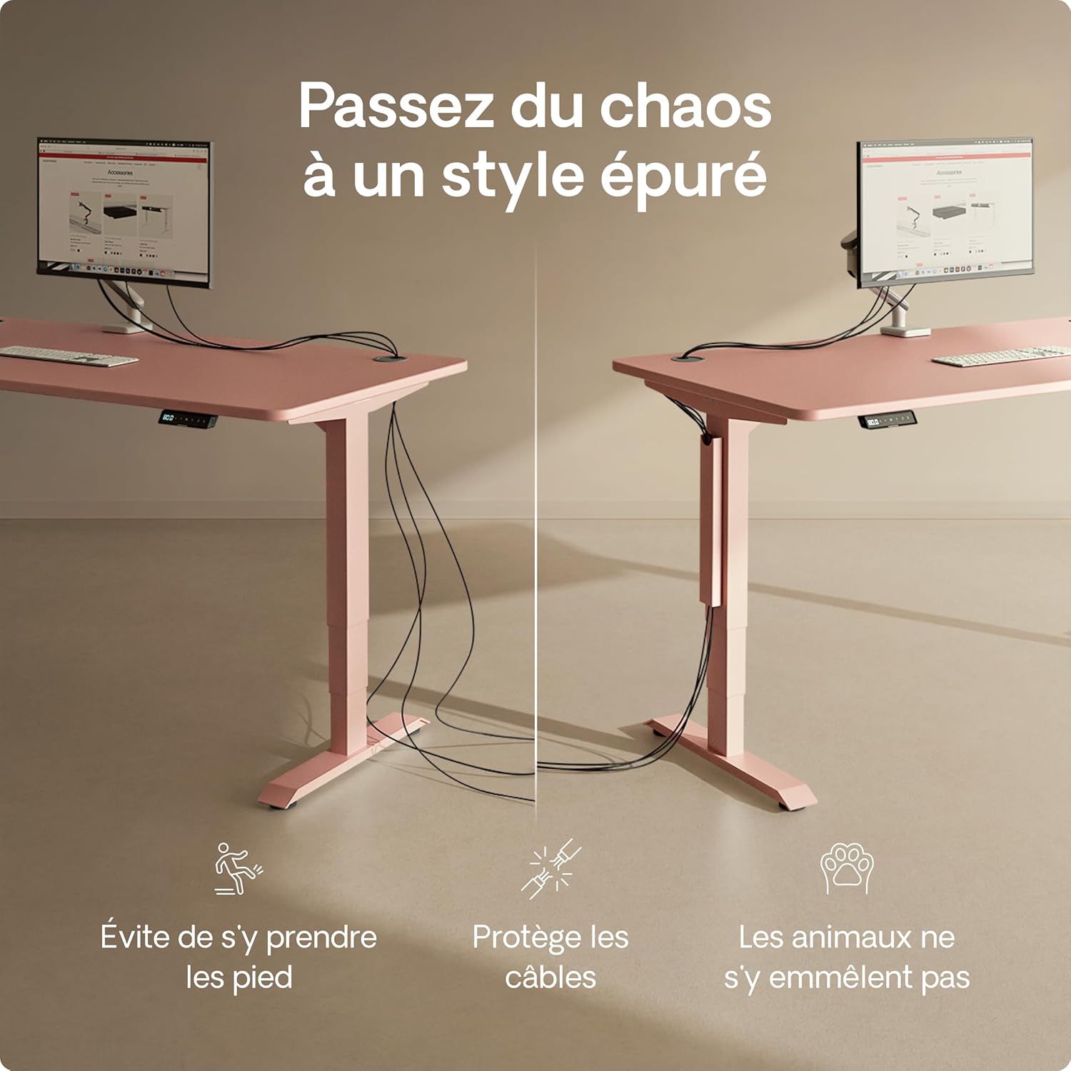 Thumbnail 4 de Plateau magnétique de Gestion des câbles – Goulotte en Acier Inoxydable avec Fixation magnétique par Desktronic