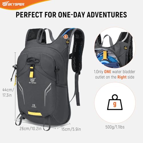 Thumbnail 4 de SKYSPER Mochila de Senderismo 15L 🚲 Ligera y Compacta