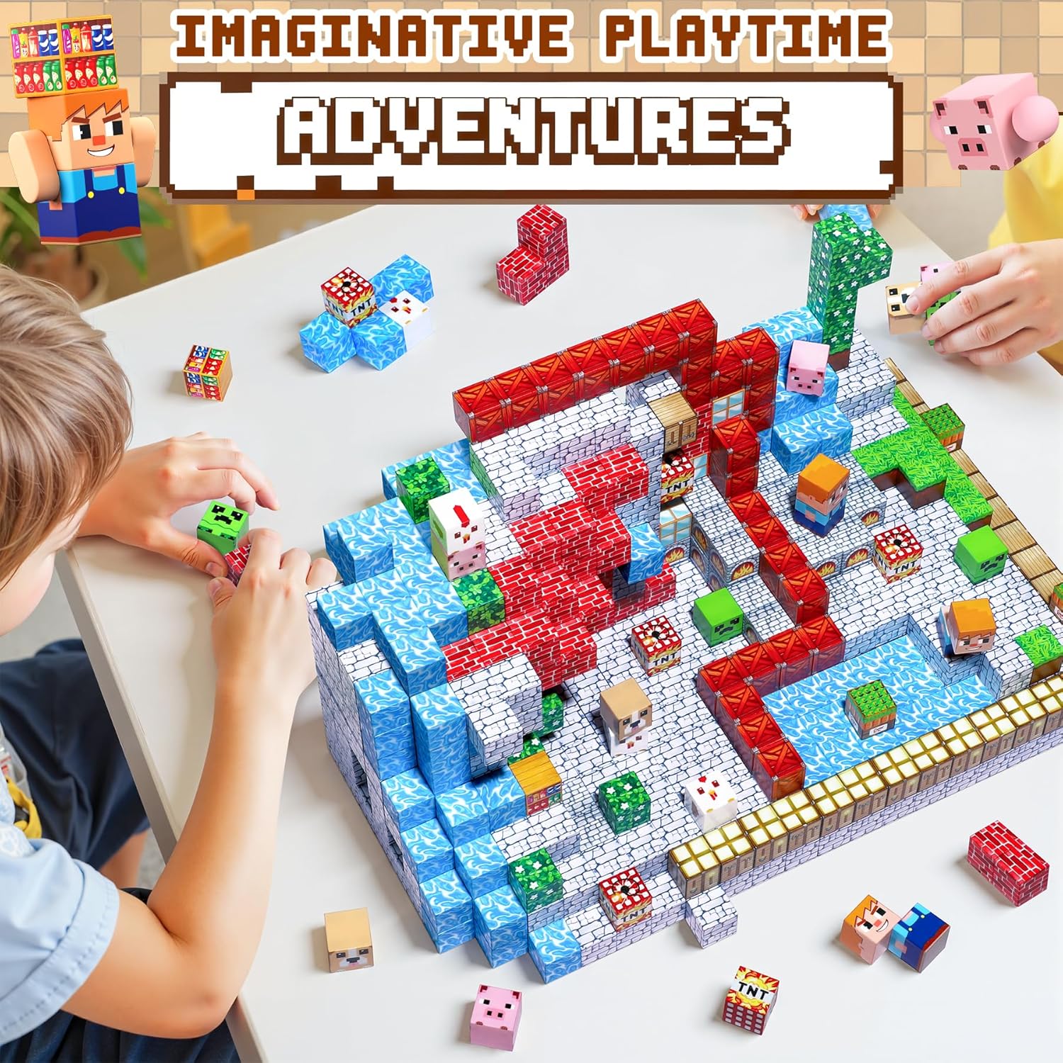 Thumbnail 6 de COOLJOYA Magnetische Bausteine 108 Teile