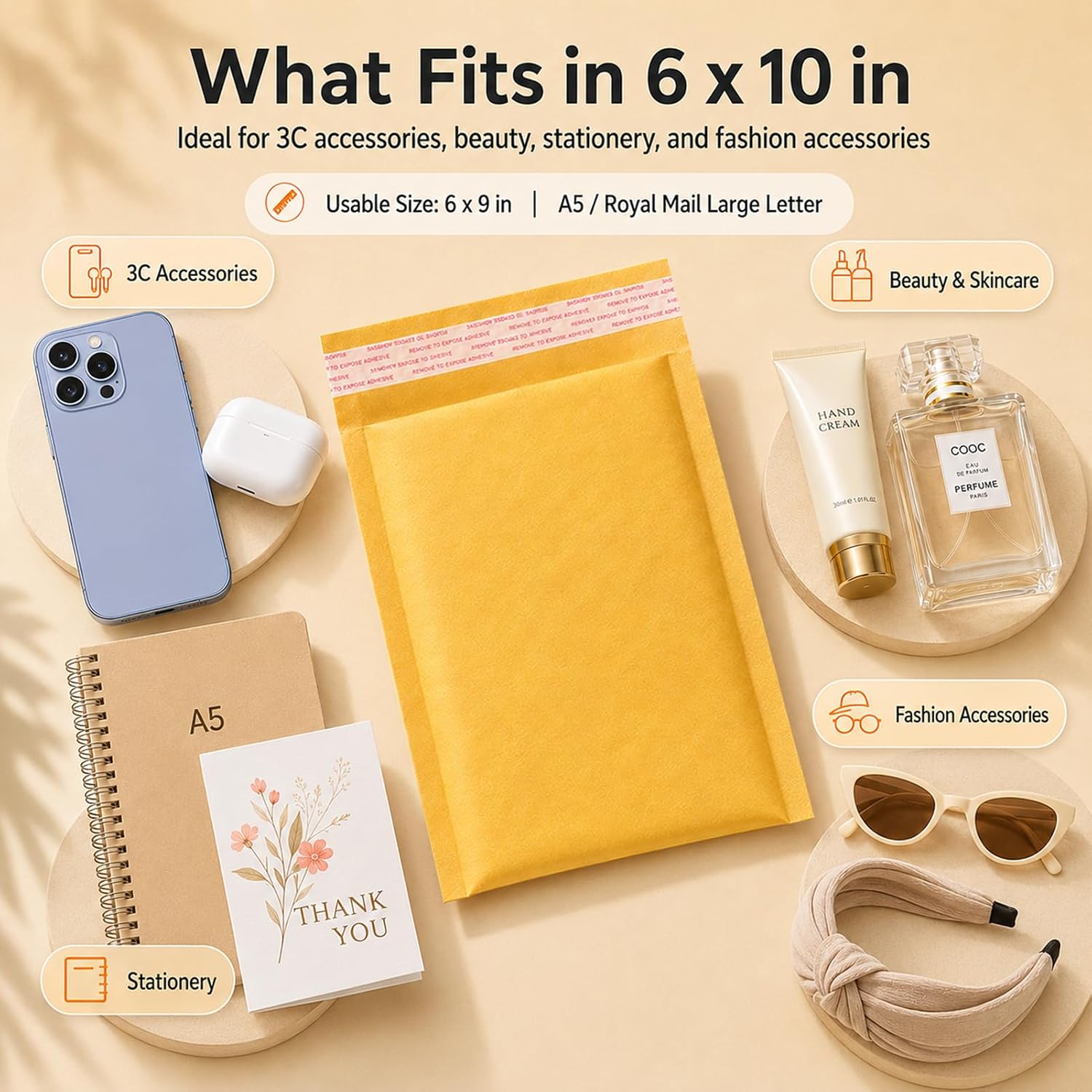 Thumbnail 6 de Switory A5 Padded Envelopes 50pc 15.3x22.9cm