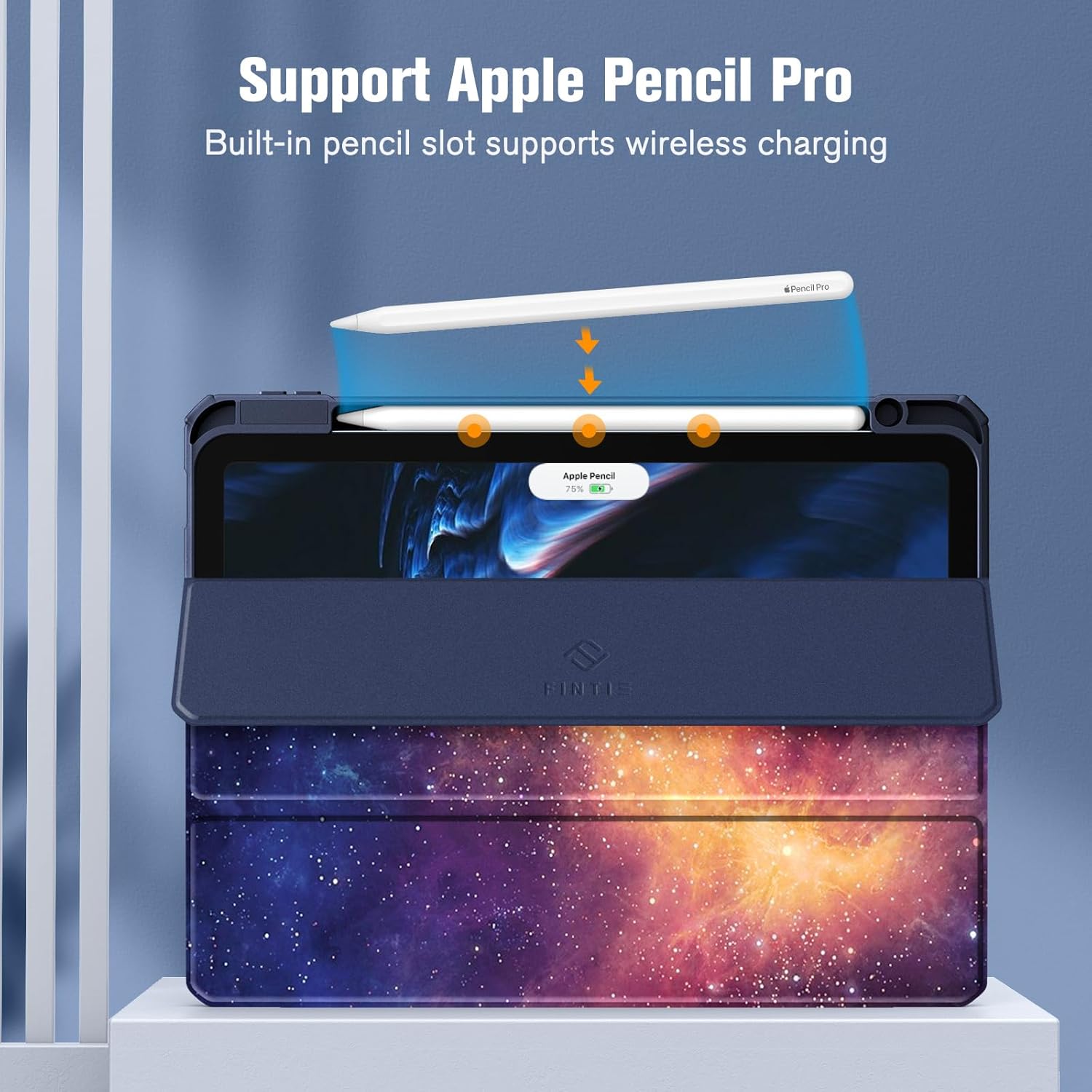 Thumbnail 6 de Fintie Hybrid Hülle für iPad Air 11 Zoll M4/M3/M2 (2026–2024) & iPad Air 5./4. Gen (2022–2020) – Stoßfeste Schutzhülle mit transparenter Hartschale und Stifthalter