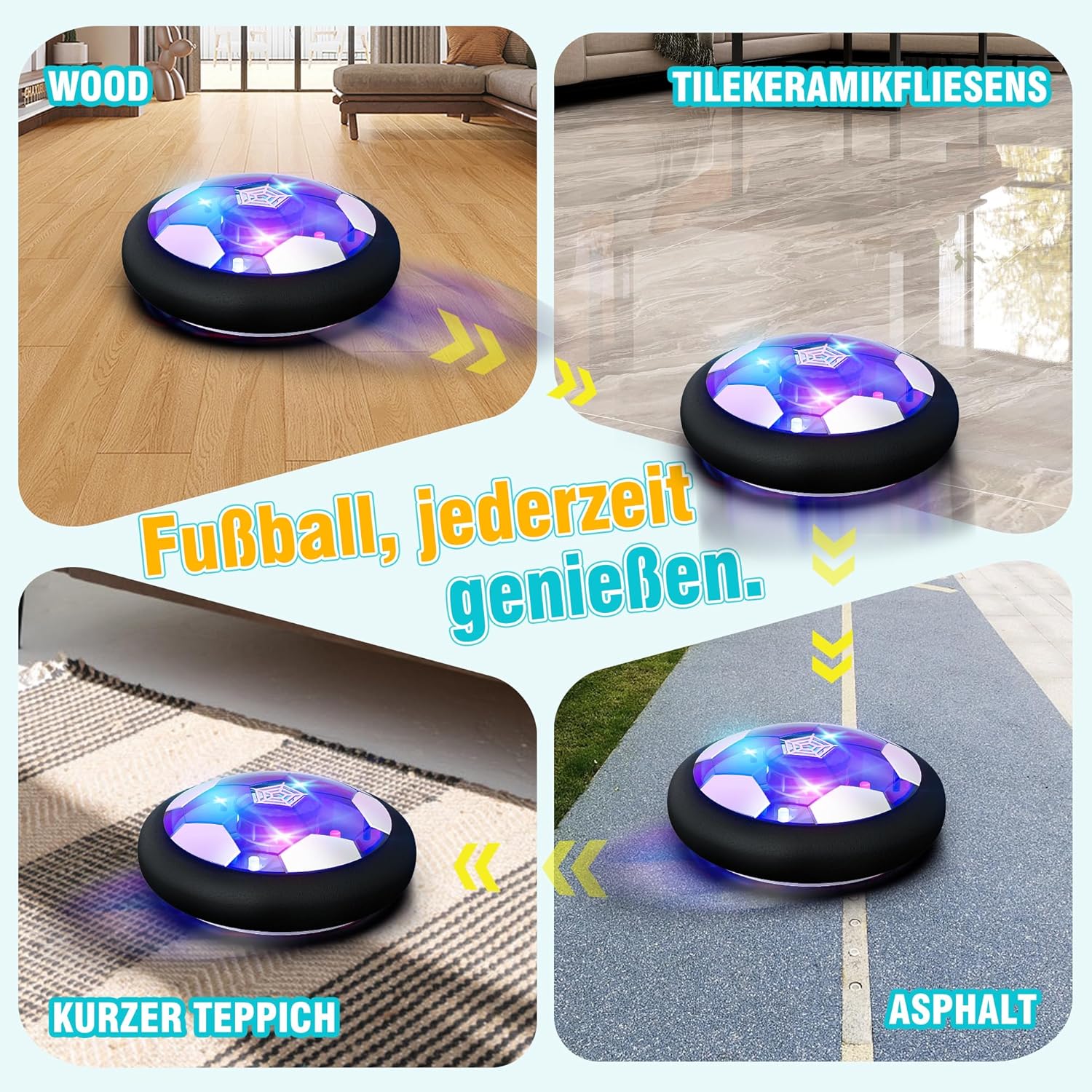 Thumbnail 4 de Hot Bee Air Power Fußball ab 3 Jahre
