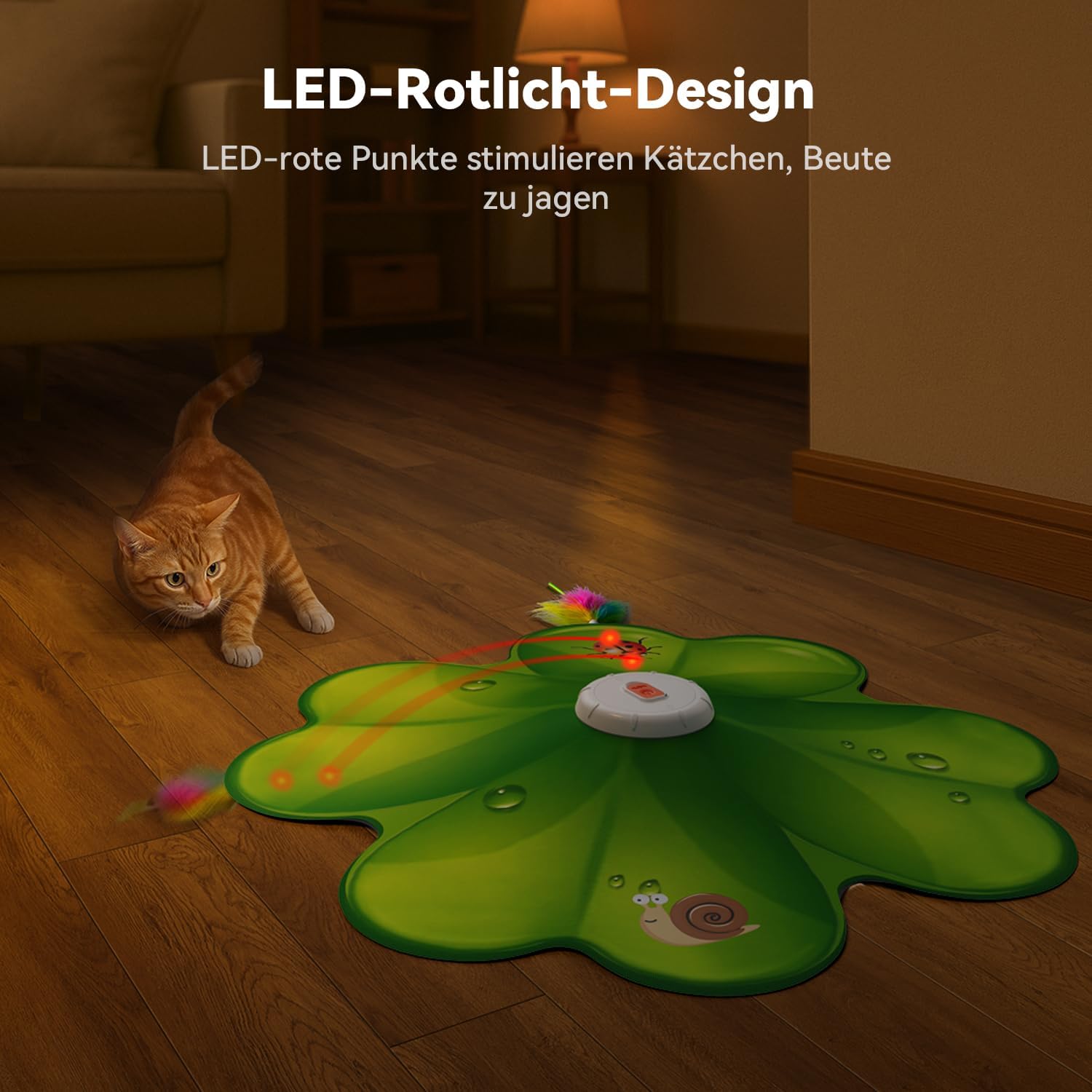 Detalle 2 de FEELNEEDY Katzenspielzeug Whack‑a‑Mole Spielzeug