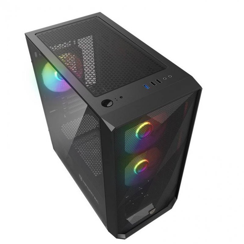 Detalle 2 de Nfortec Dys ARGB Caja MicroATX 330 mm gráfico