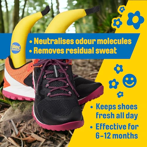 Detalle de Boot Bananas Original Shoe Deodorisers, Banana-Shaped Fresheners - Reusable
