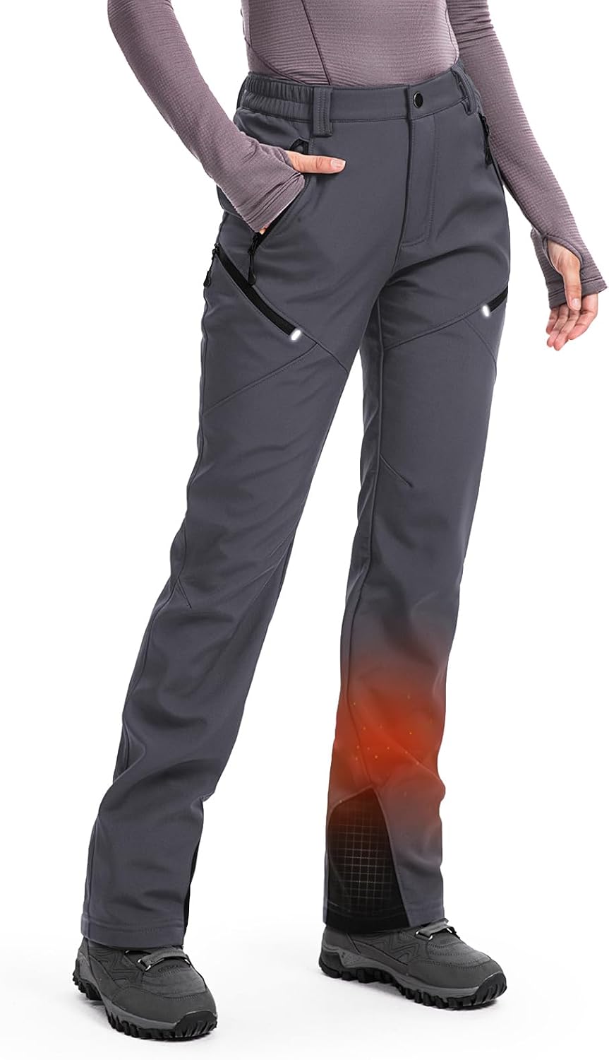 Detalle 2 de Moosehill Women’s Ski Snow Pants waterproof fleece-lined