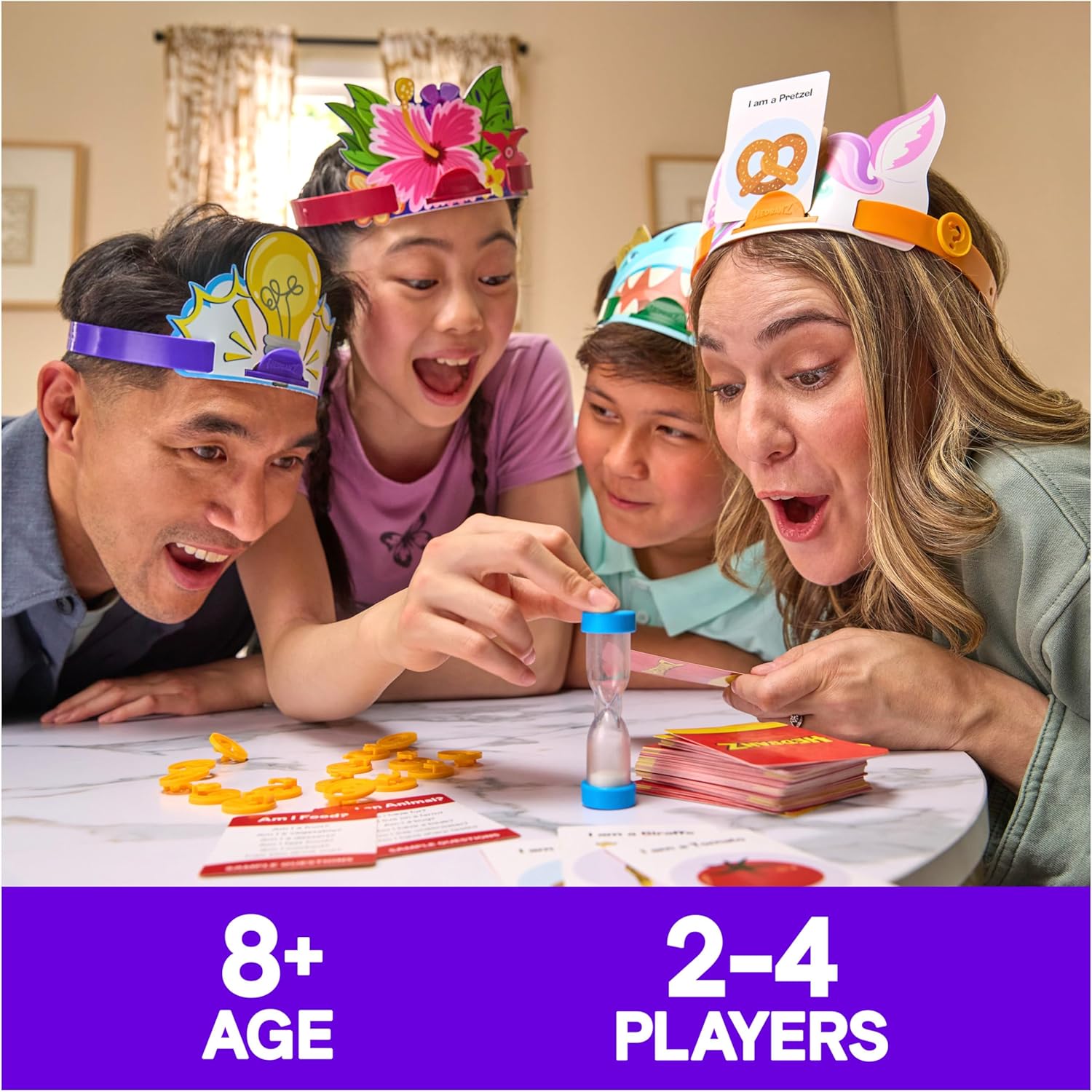 Thumbnail 1 de Spin Master Hedbanz 3rd Edition 2025 69 cards