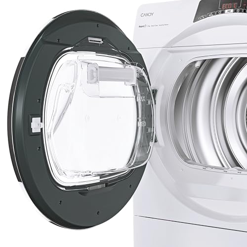 Detalle de Candy RapidÓ ROE H9A3TCEX-S: secadora con bomba de calor de 9 kg, conectividad y 14 ciclos