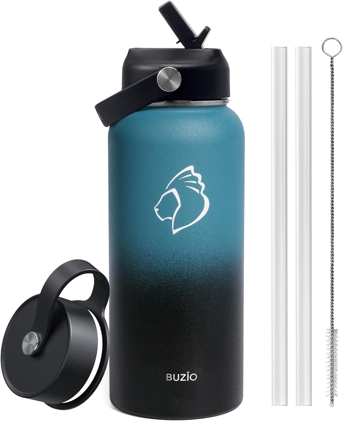 Detalle de BUZIO Botella 1 L térmica Indigo Crush