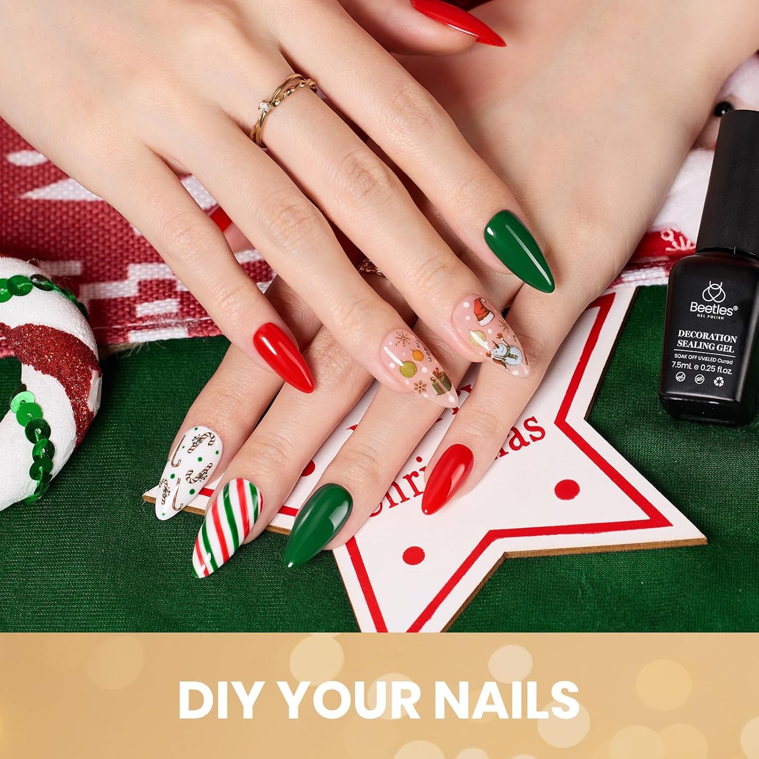 Detalle de Beetles Gel Nail Polish Set, 15 mL