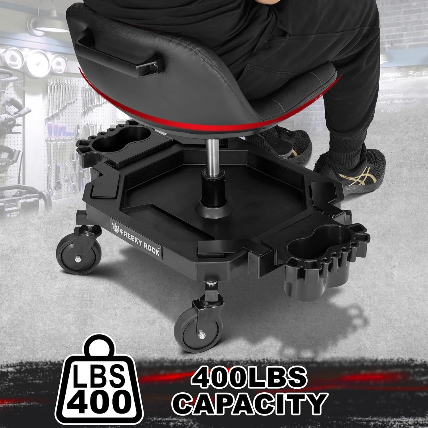 Thumbnail 6 de FREEKYROCK Rolling Stool 400 lbs
