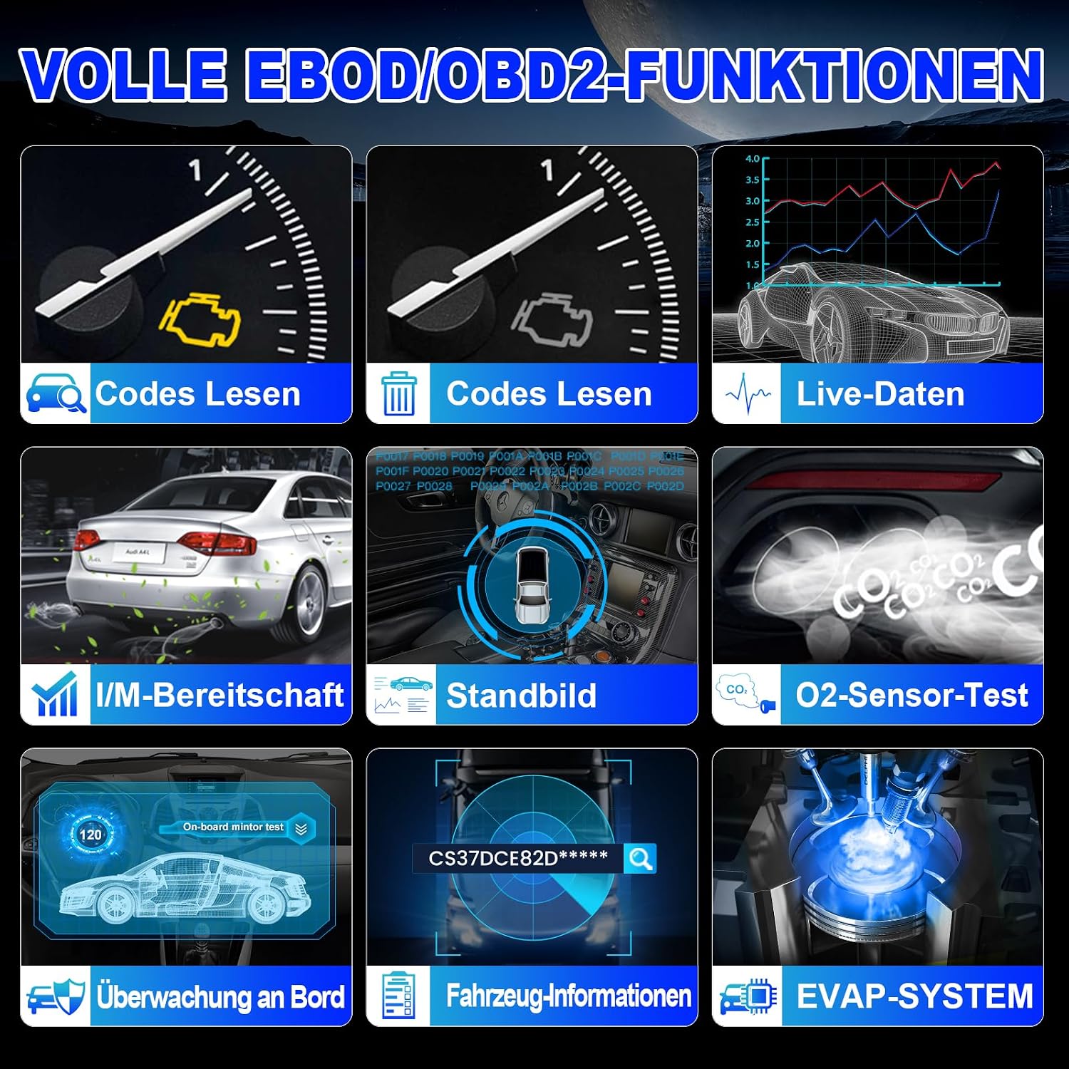 Thumbnail 1 de Launch CR300 OBD2 Diagnosetool – Kompatibel mit EU-Fahrzeugen ab 2000