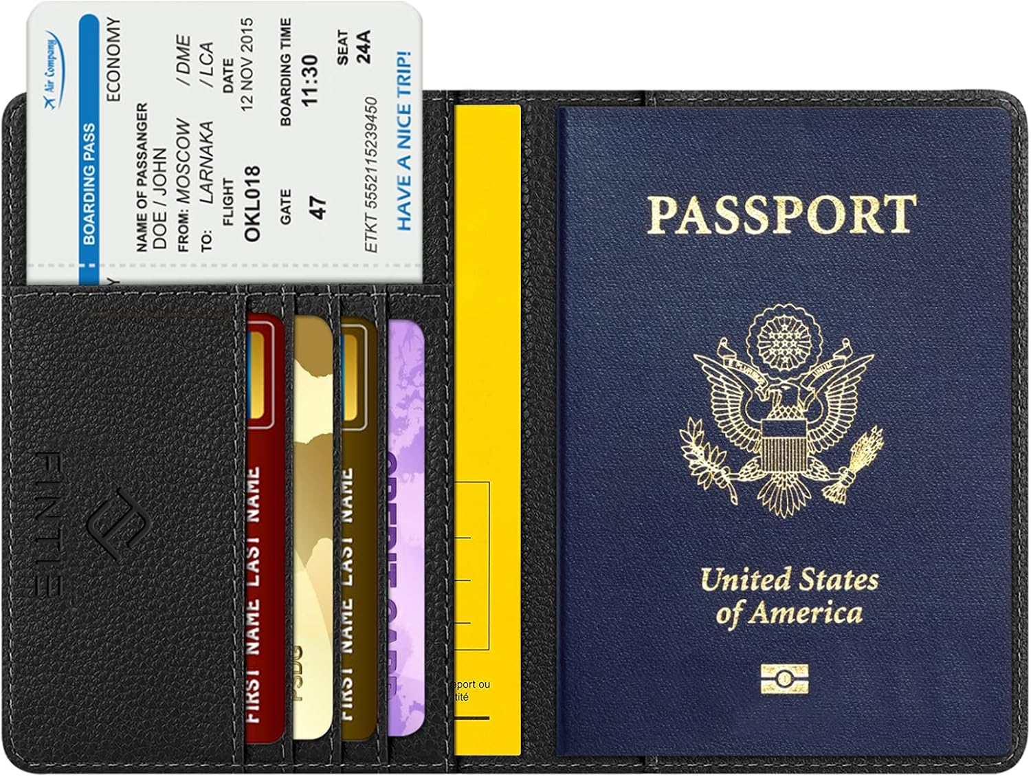 Thumbnail 1 de FINTIE porta passaporto da viaggio con protezione RFID e custodia per documenti