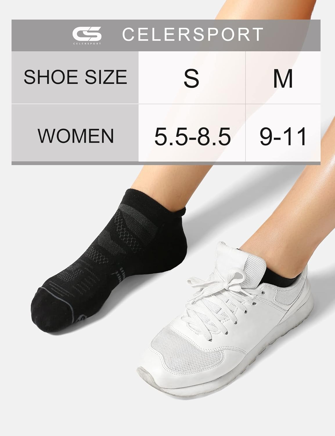 Thumbnail 3 de CS CELERSPORT Women's Ankle Running Socks 6-pack