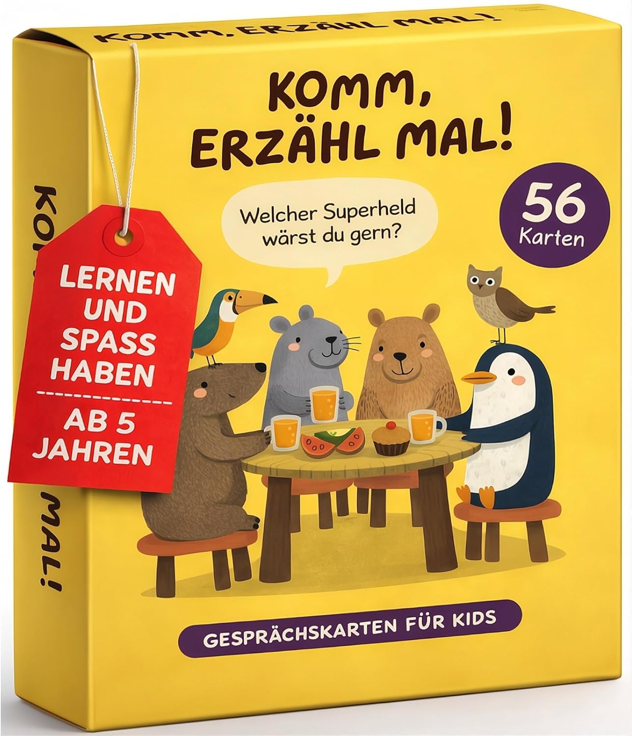 Detalle de 56 Gesprächskarten für Kinder – Erzählkarten, Gefühle, Selbstreflexion und Fantasie