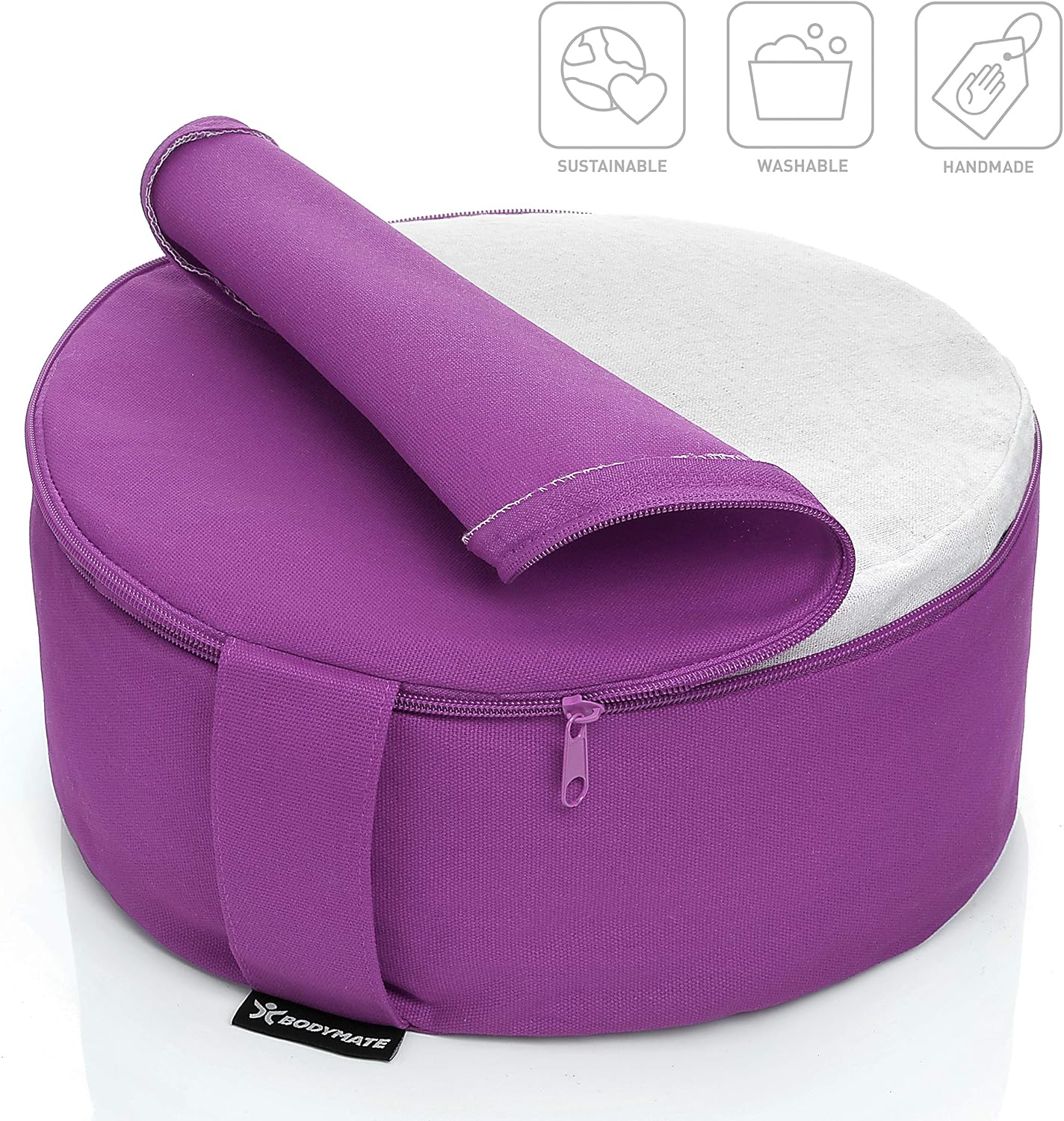 Detalle 2 de BODYMATE cuscino da yoga rotondo 31 cm