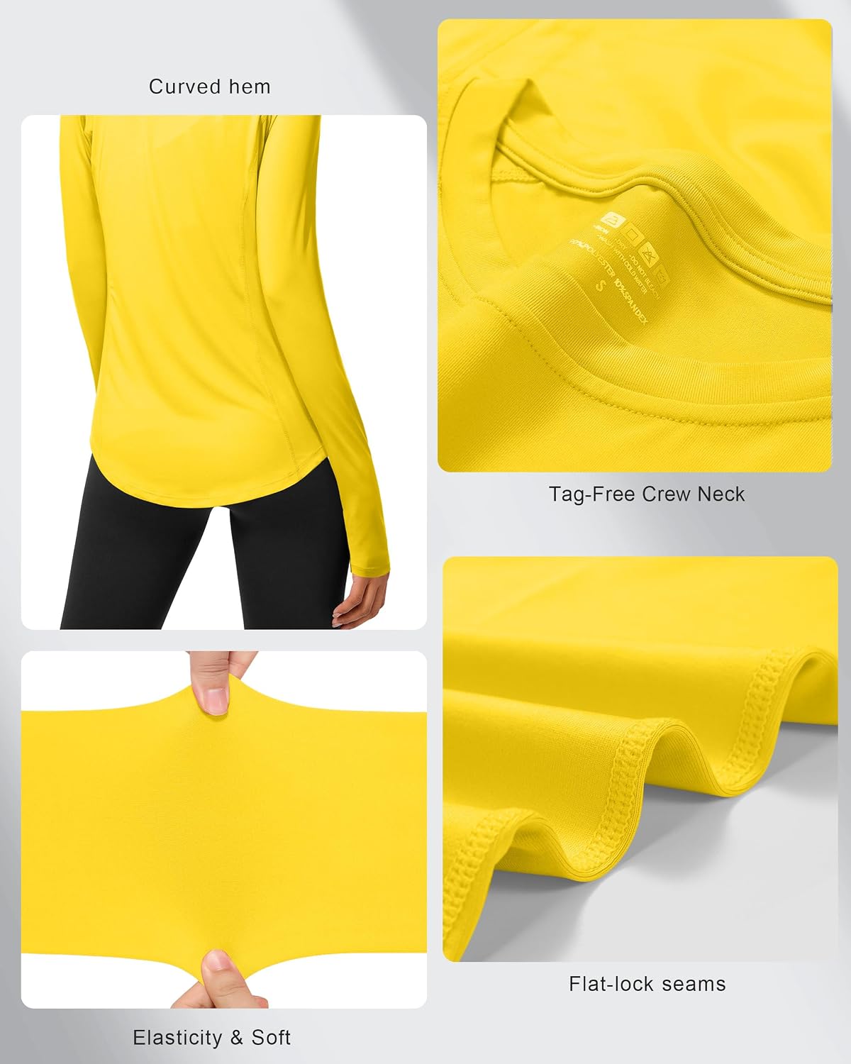 Detalle 2 de Roadbox Women's UPF 50+ Long-Sleeve Sun Shirt, Quick-Dry Fabric