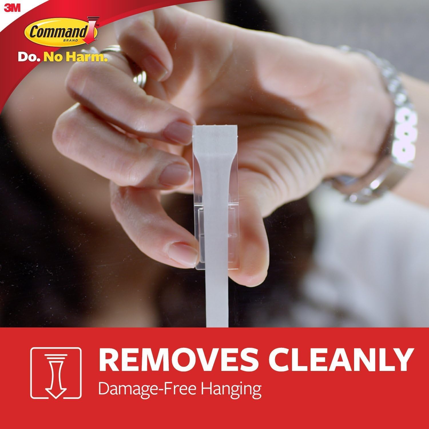 Thumbnail 4 de Command Medium Designer Hooks, White – Pack of 6 Hooks and 9 Adhesive Strips (Damage‑Free Hanging)