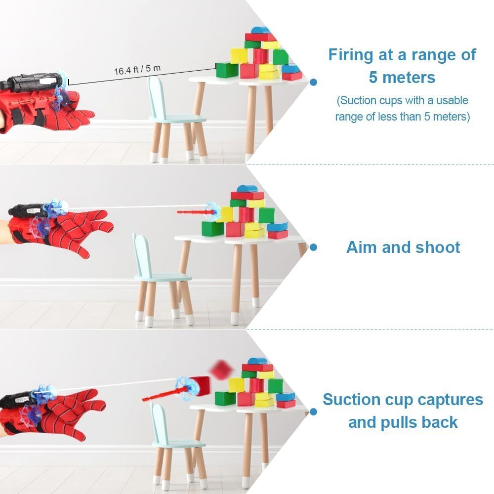 Detalle 2 de Aofentop Spider Shooter Kids Toy 2pcs set