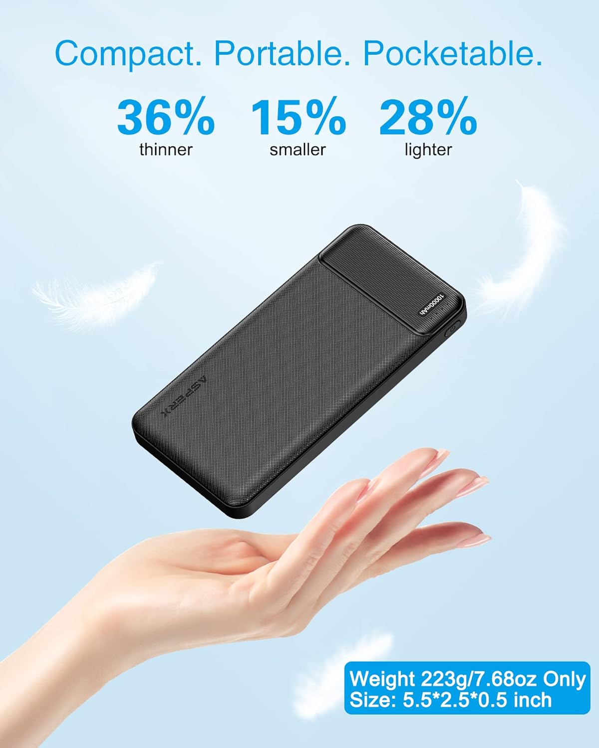 Thumbnail 1 de AsperX 2-Pack 10000mAh Power Bank Review: portable, multi-device charging on the go