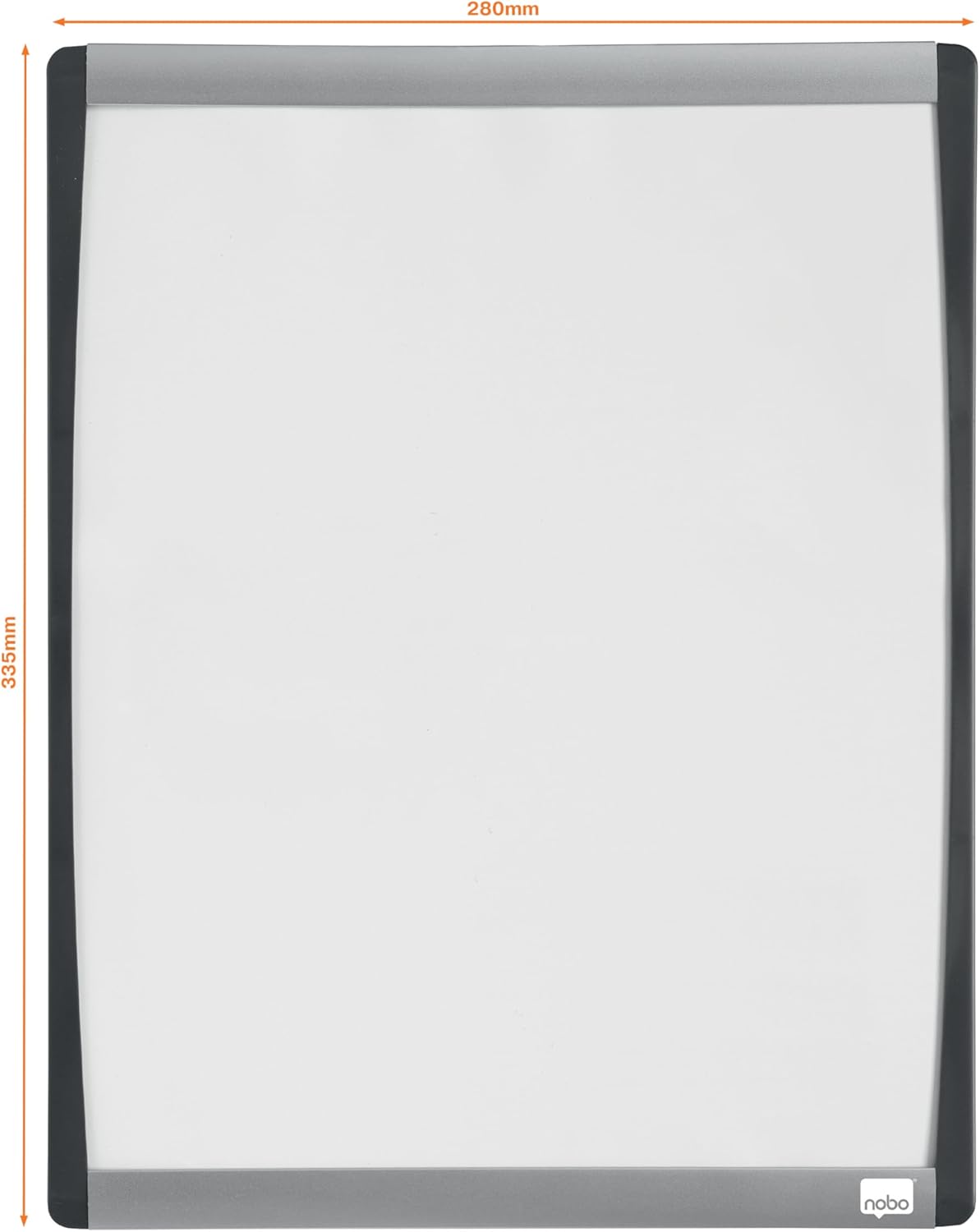 Detalle de Nobo Mini tableau blanc magnétique mural avec cadre incurvé 280 x 335 mm (1903779)