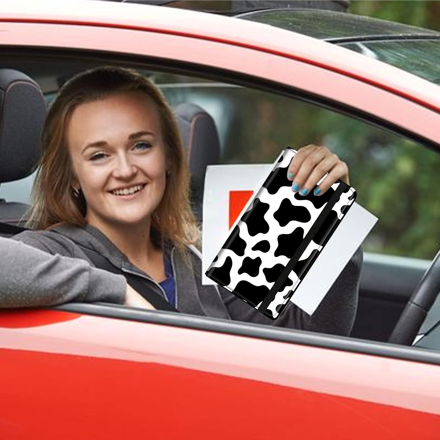Thumbnail 6 de Mxfdegf Car Registration and Insurance Holder, Leather