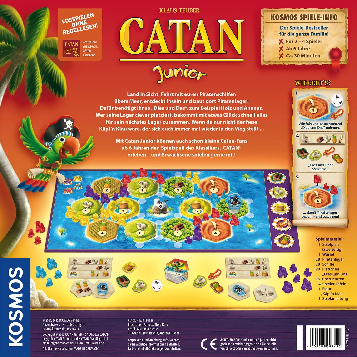 Thumbnail 1 de Kosmos 697495 Catan Junior – Jeu de stratégie pour enfants dès 6 ans (édition française, non garantie)