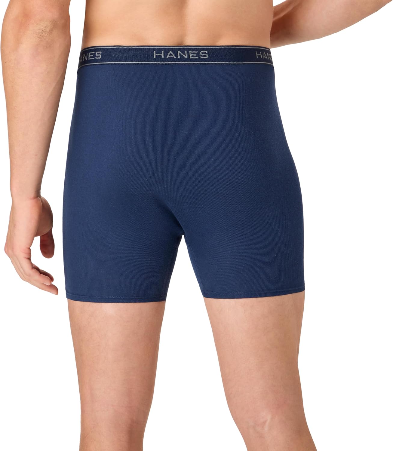 Detalle 2 de Hanes 734Q12 Men's Boxer Briefs, 6-Pack, Cotton, Moisture-Wicking