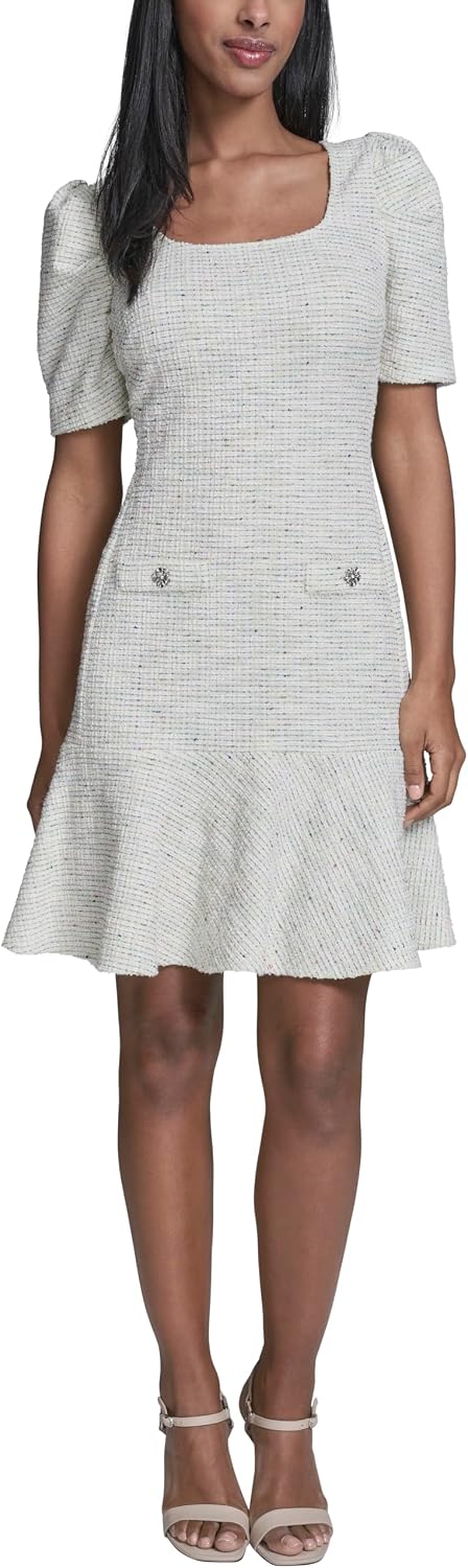 Detalle 2 de Karl Lagerfeld Women's Tweed Mini Dress