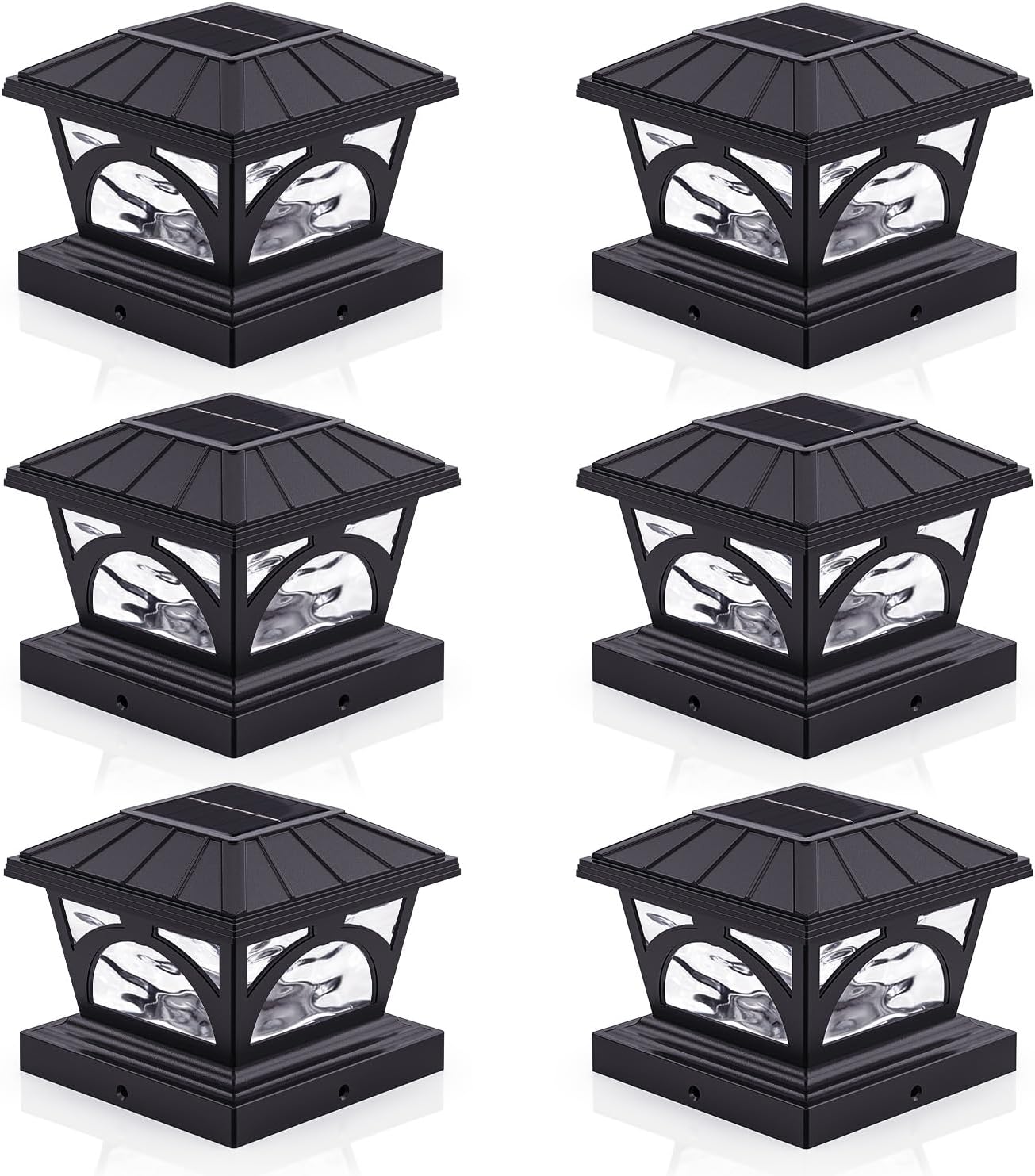 Detalle de AEYANZZ Solar Post Cap Lights 20 Lumens