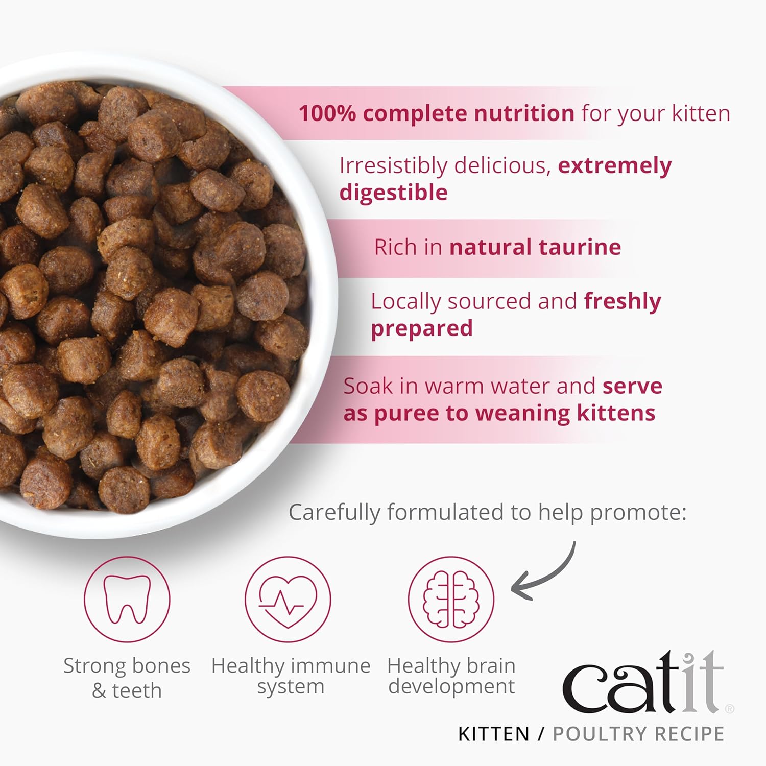 Detalle de Catit Recipes Kitten 400g 🐱