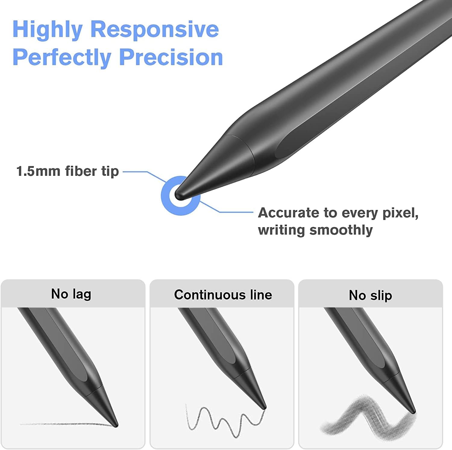 Thumbnail 3 de Apple Pencil, stylus magnético para iPad con sensibilidad ✏
