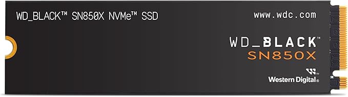 Detalle de WD_BLACK SN850X 8TB NVMe SSD M.2 PCIe Gen4 ⚡