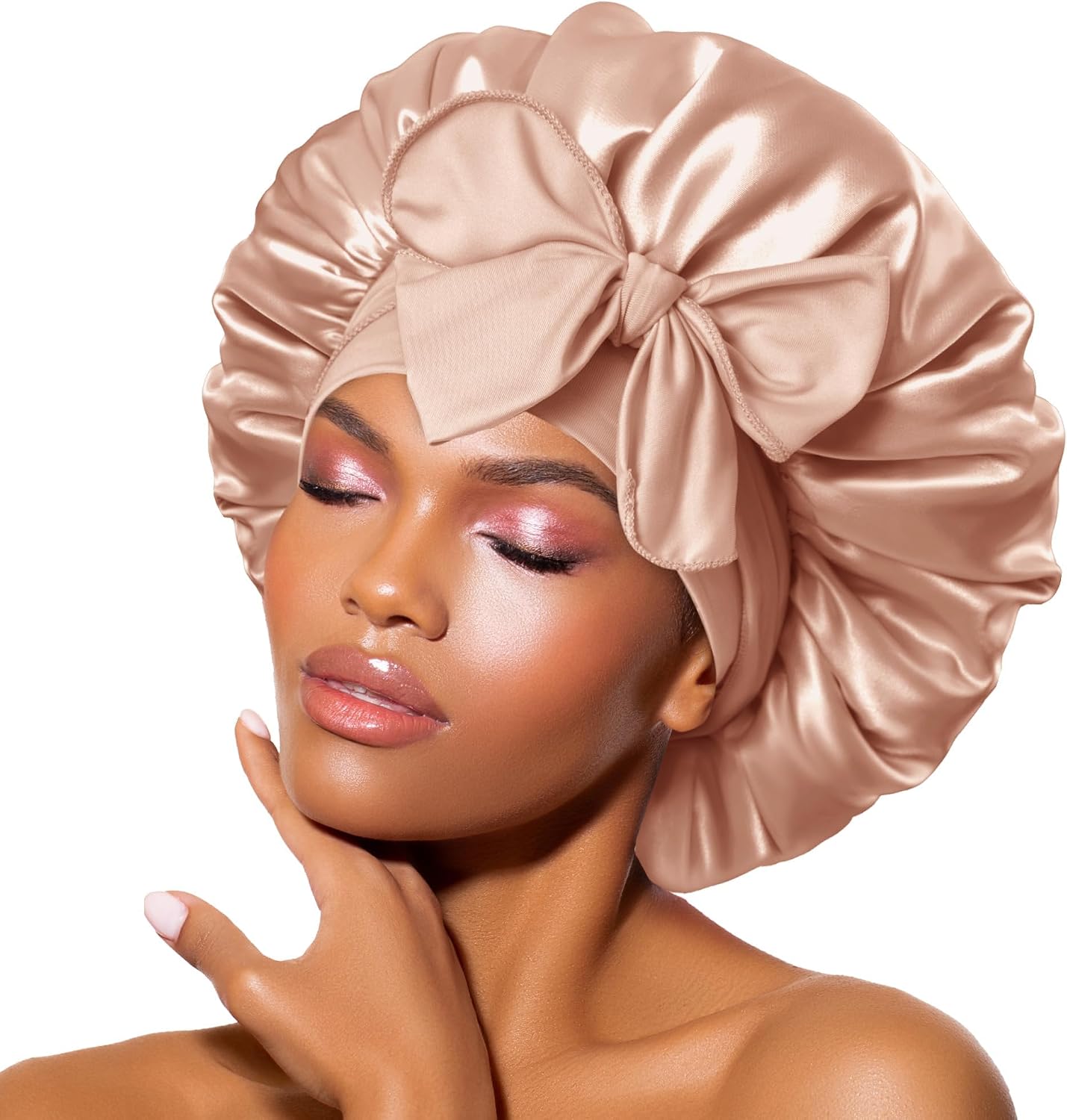 Thumbnail 3 de BONNET QUEEN Seidenhaube zum Schlafen – Satin Schlafhaube für Damen & Herren mit breitem Elastikband
