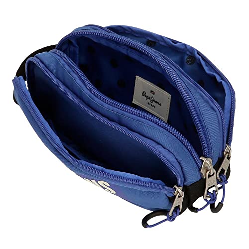 Thumbnail 3 de Pepe Jeans Darren Estuche Triple Azul 22x10x9 cm 🎒