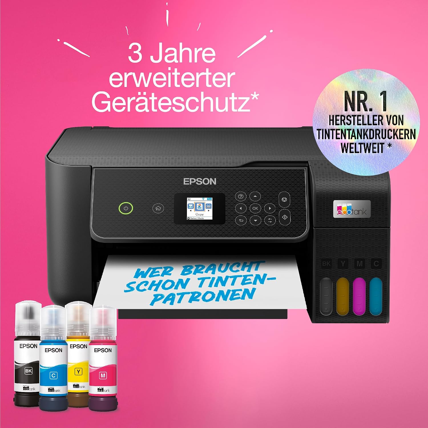 Thumbnail 4 de Epson EcoTank ET-2870 Multifunktionsdrucker mit 3‑Jahres‑Tinte 🖨