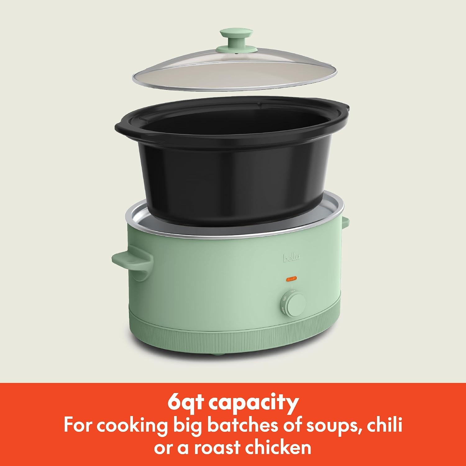Detalle de Bella Slow Cooker 6 qt
