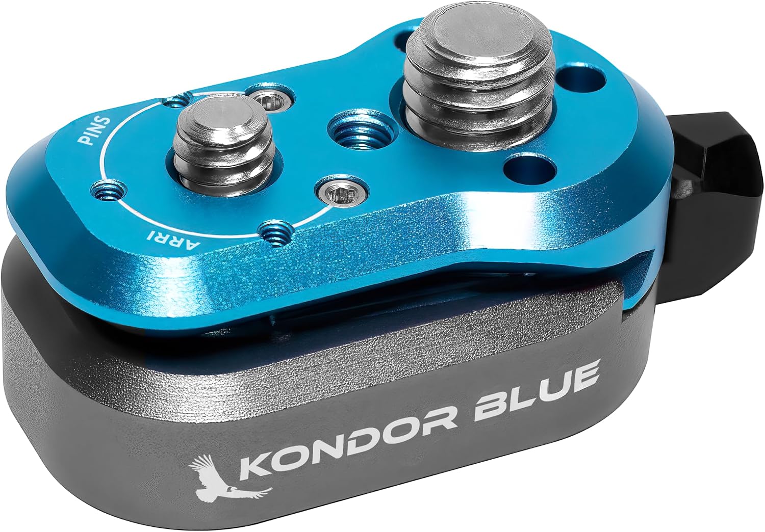 Detalle de KONDOR BLUE ミニロック クイックリリースプレートシステム|NATOレール・ARRIスタイル対応