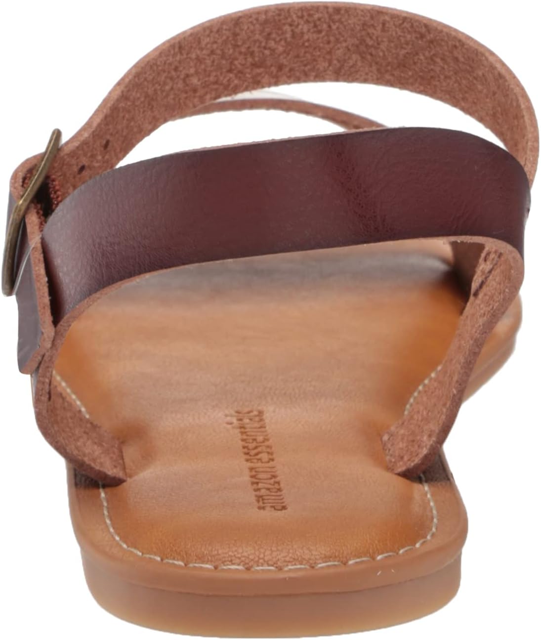 Thumbnail 2 de Amazon Essentials Damen Sandale mit Zwei Riemen und Schnalle – bequeme Sommerschlankengänger mit verstellbarem Knöchelriemen