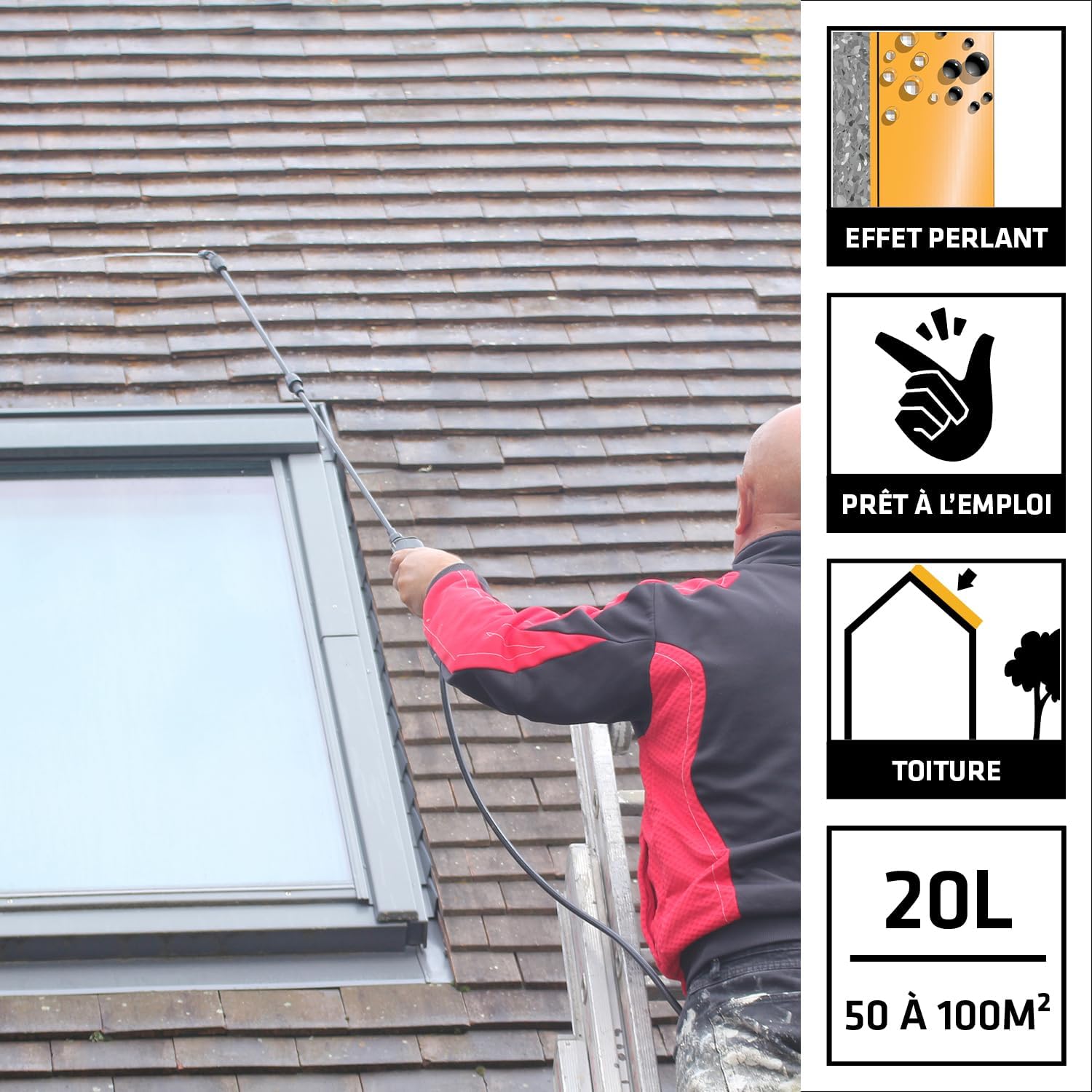 Thumbnail 2 de SIKA Sikagard 223 Protecteur Toiture — Imperméabilisant hydrofuge incolore pour toiture (20 L)