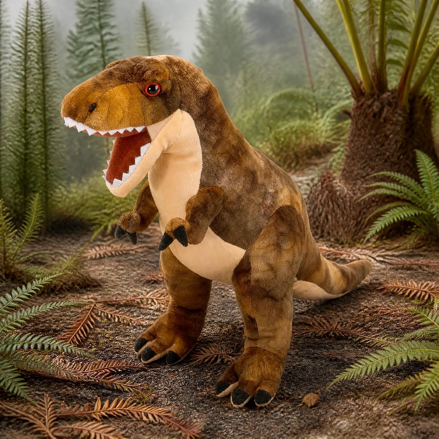 Detalle 2 de Wild Republic 15488 Dinosauria Mini T-Rex pluchen dinosaurus 25 cm