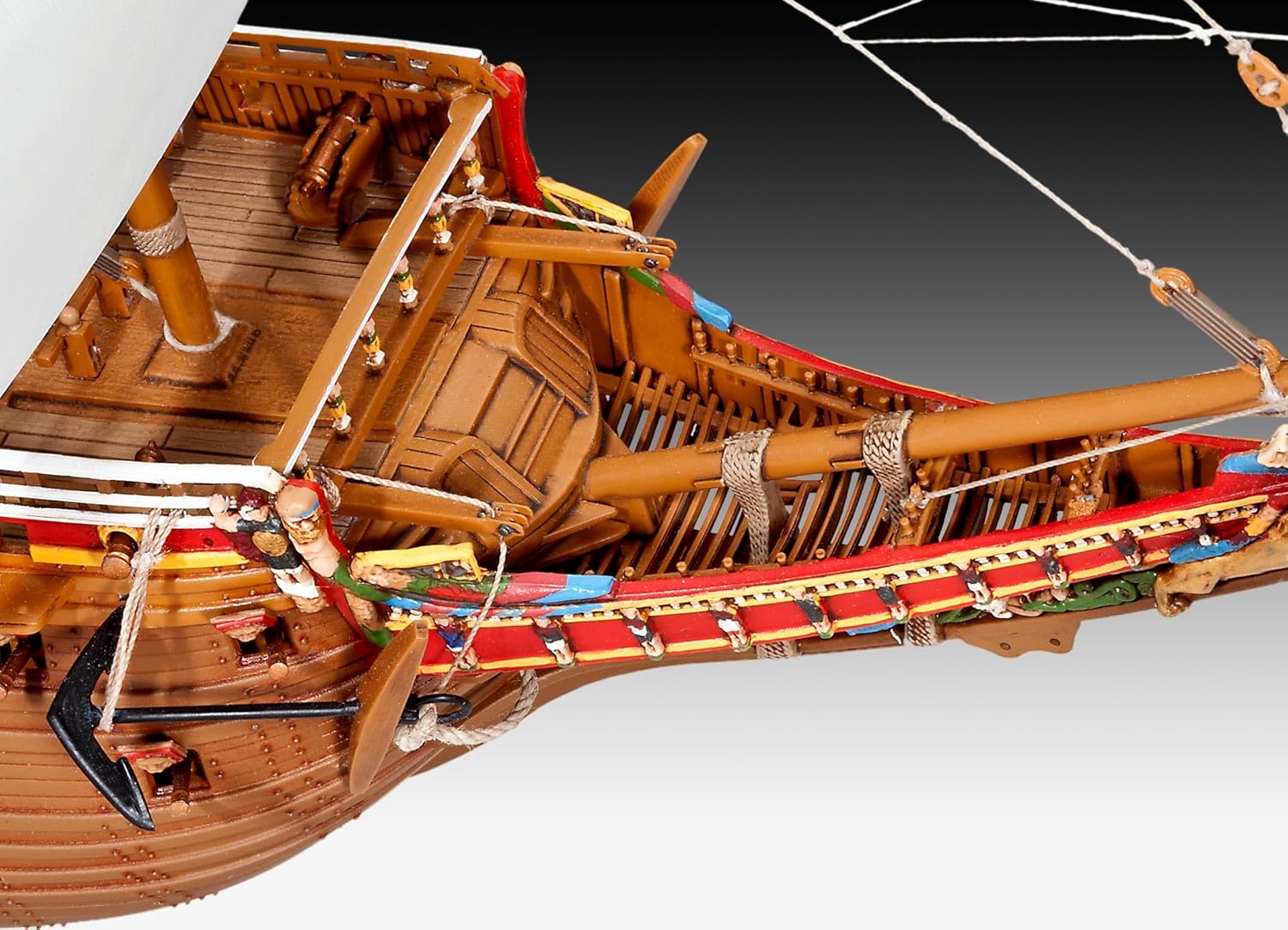 Detalle de Revell 05414 Vasa 1628 Swedish Regal Ship kit di modellino (330 pezzi)