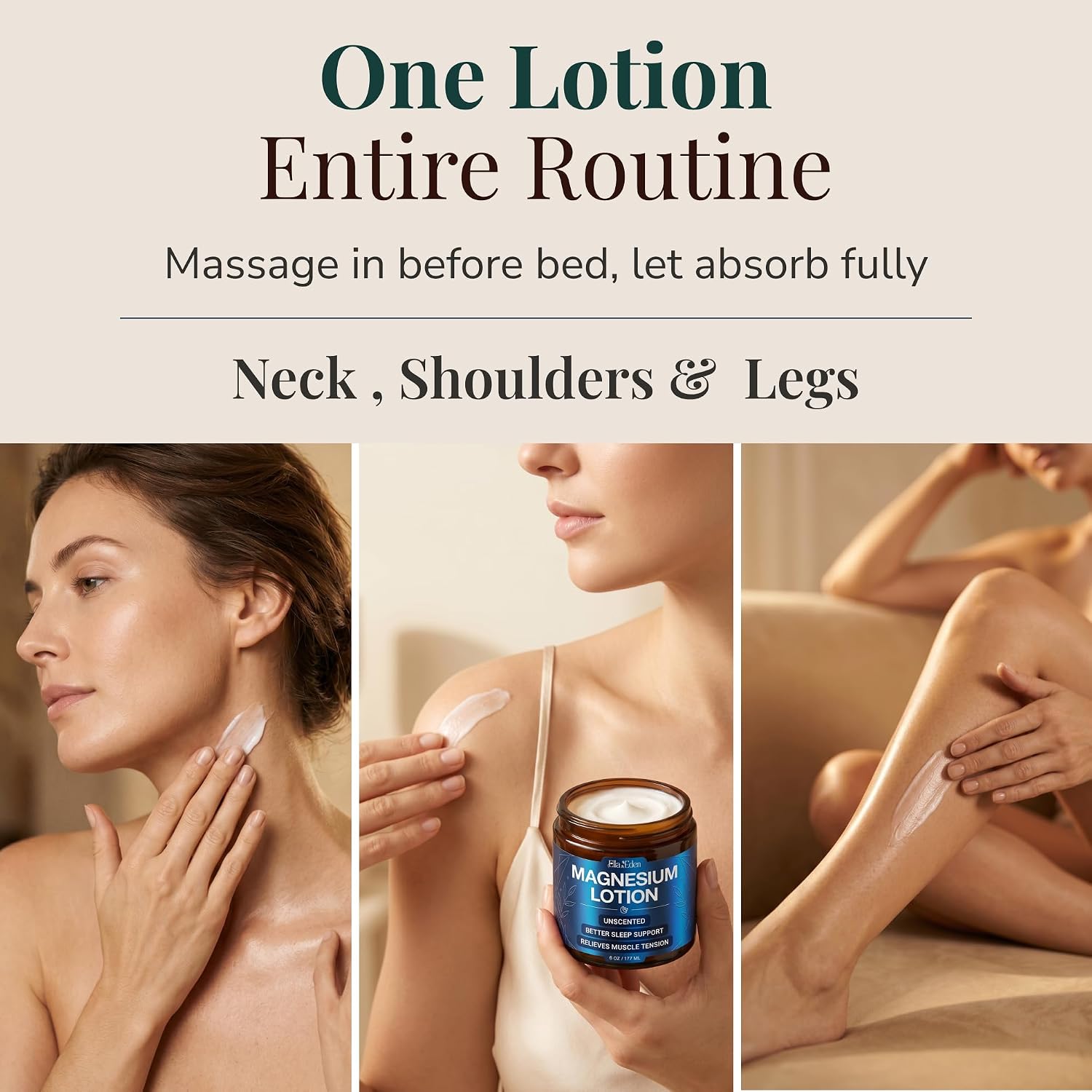 Detalle 1 de Ella & Eden Magnesium Lotion, 6 oz
