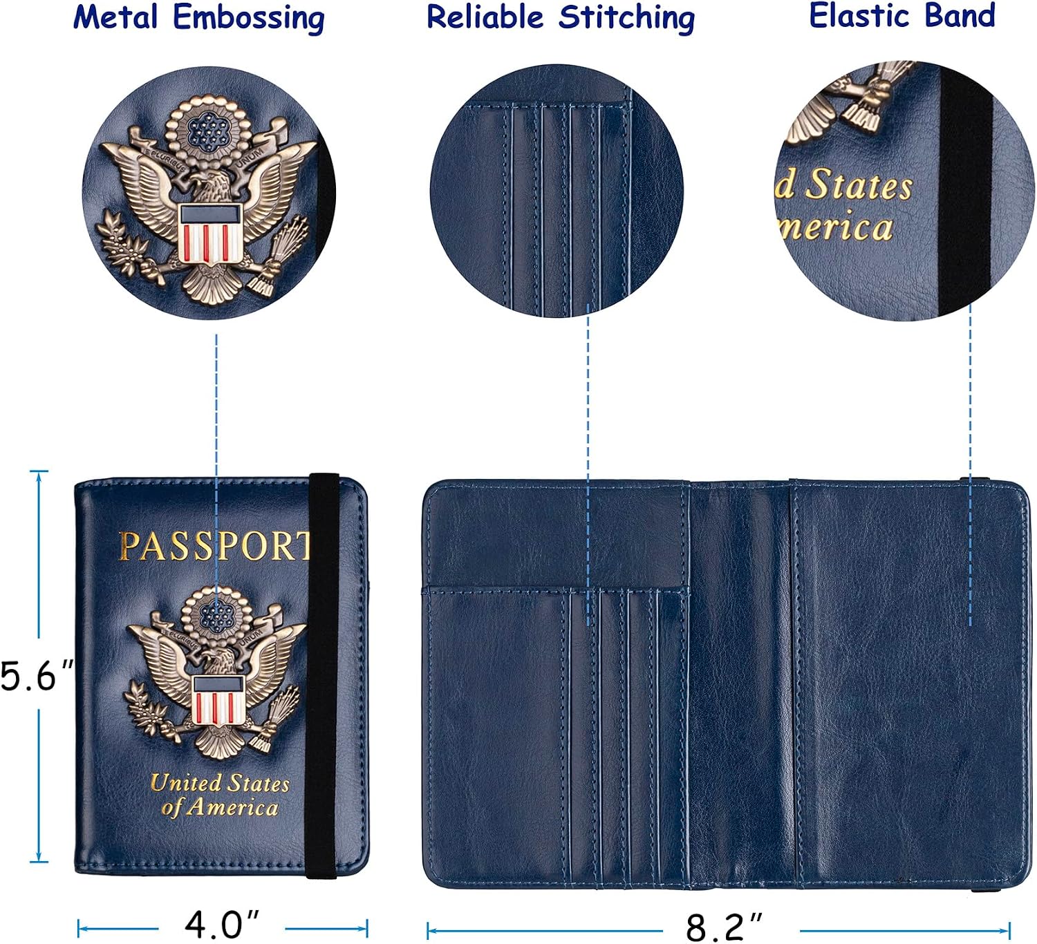 Detalle de TOURSUIT Passport Holder, Leather