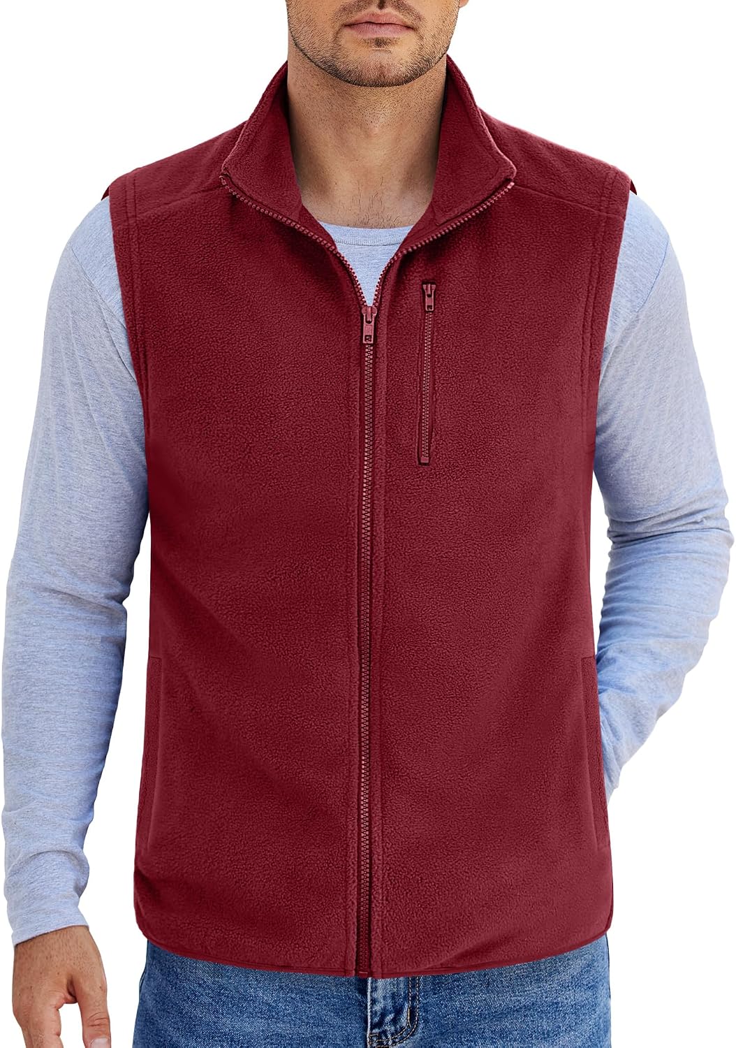 Thumbnail 6 de COOFANDY Men's Fleece Vest, Polyester