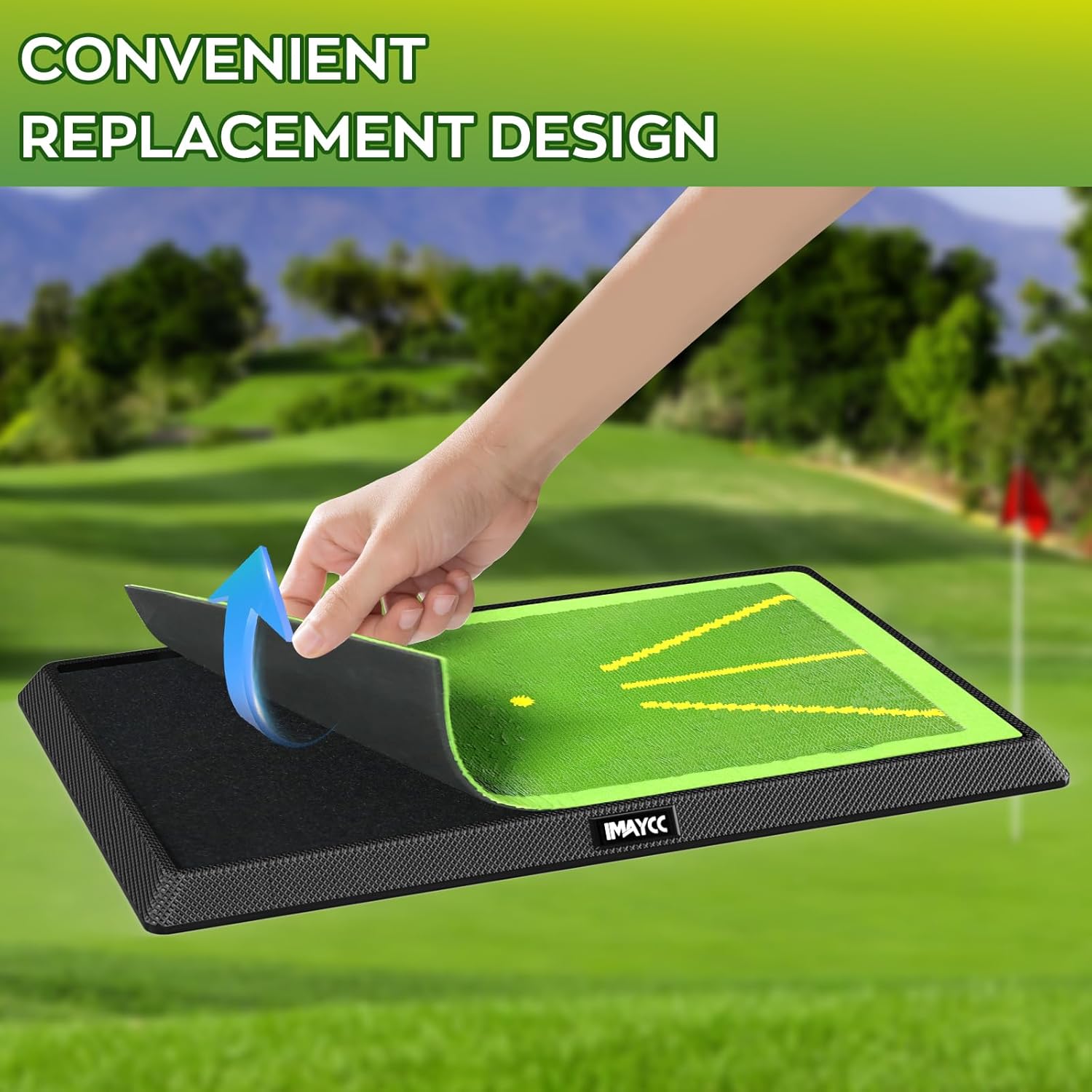 Thumbnail 5 de IMAYCC golf hitting mat 2 pieces