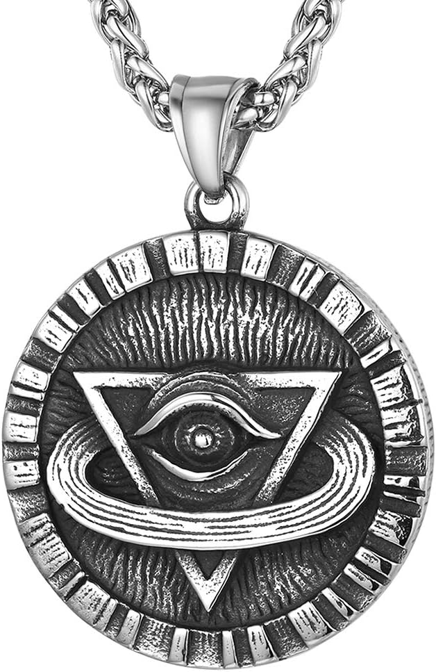 Detalle de FaithHeart Collana Occhio della Provvidenza