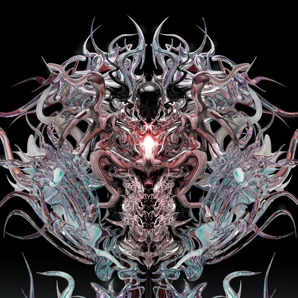 Detalle de Polyphia『Remember That You Will Die』アナログLP レッド&ブラックのアイス調カラー
