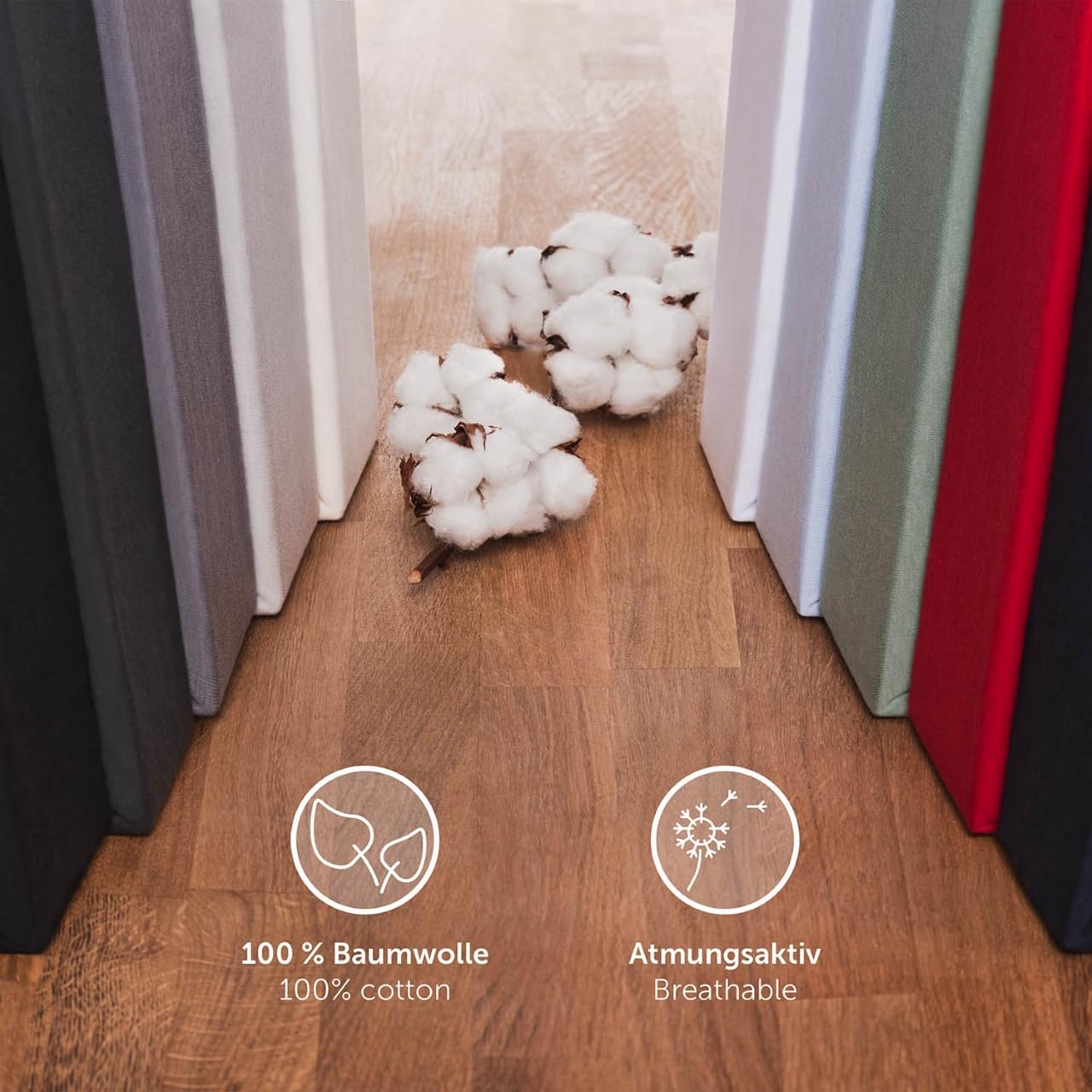 Thumbnail 5 de Blumtal® Basics Spannbettlaken Jersey 140x200 cm aus 100% Baumwolle (OEKO-TEX), weiß